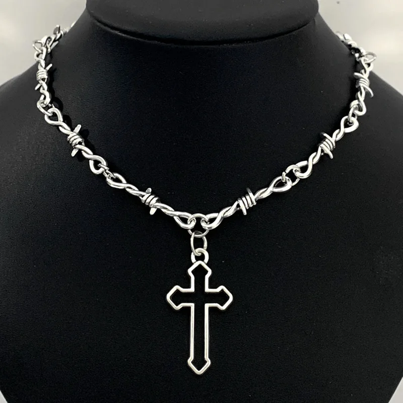 XINYI маленькая проволока Brambles железное сердце колье ожерелье женское хип-хоп