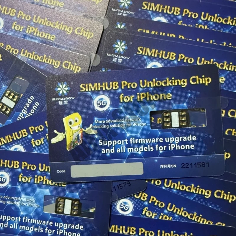 Фото Новейшая односторонняя версия Heicard Pro с наклейкой, режим QPE-Volte TMSI для iPhone 16, 15, 14, 13 mini, 12 mini, 11 x 8 7, 6 №5
