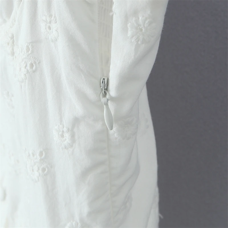 KEYANKETIAN 2025 новое женское платье-комбинация с вышивкой летние каникулы украшение