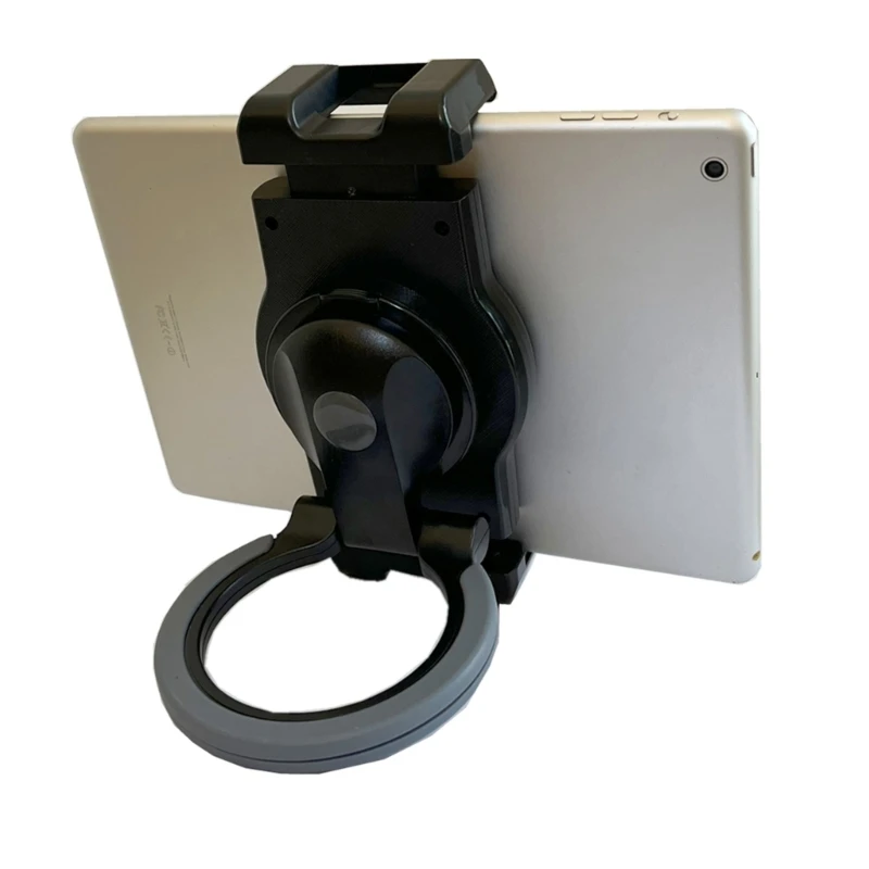 Универсальный держатель для планшета с поворотом на 360 ° и задней кольцевой ручкой, многофункциональный настольный и настенный кронштейн, совместимый для просмотра