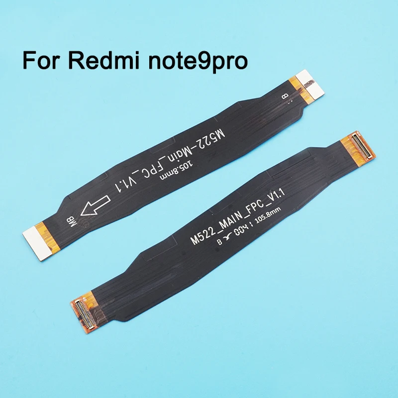 

20 шт./лот материнская плата гибкий кабель для Xiaomi Redmi Note9ro материнская плата ЖК гибкий кабель лента запасные части