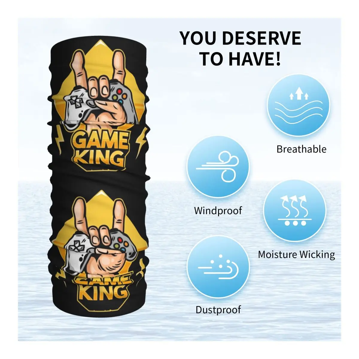 Бандана для влюбленных видеоигр гетры лыжного кемпинга женский и мужской шарф с