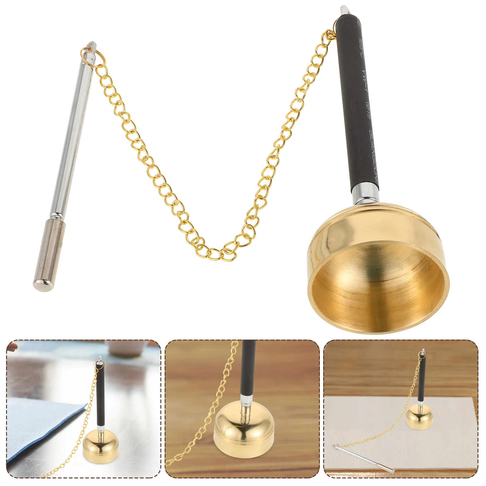 Бронзовый инструмент Дхарма винтажный колокольчик куранты аксессуар с длинной