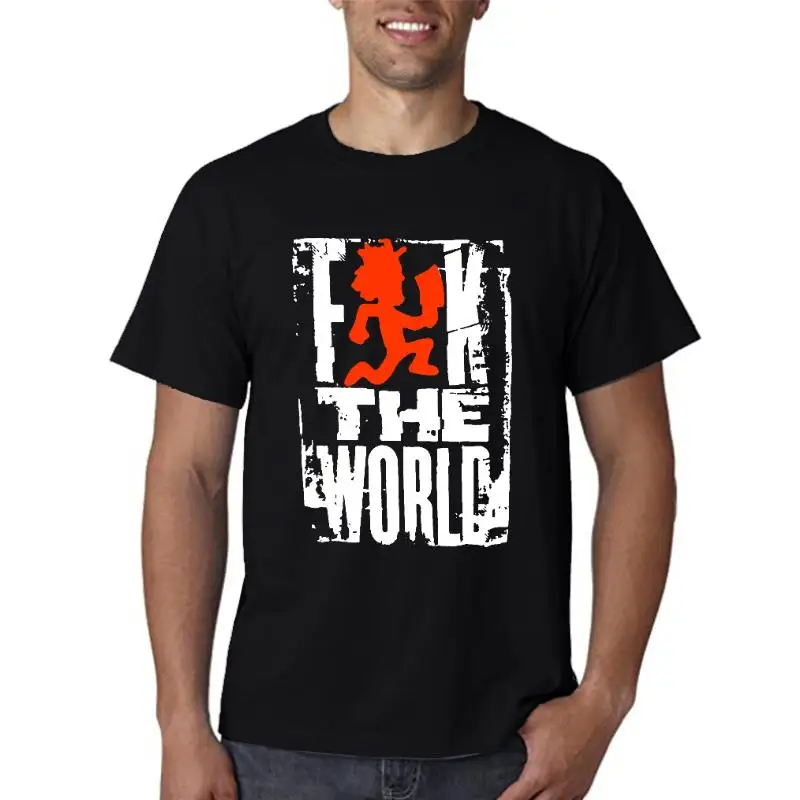 

Insane Clown Posse F The World Hatchetman Black T Shirt New Icp Unisex Men Women Tee Shirt