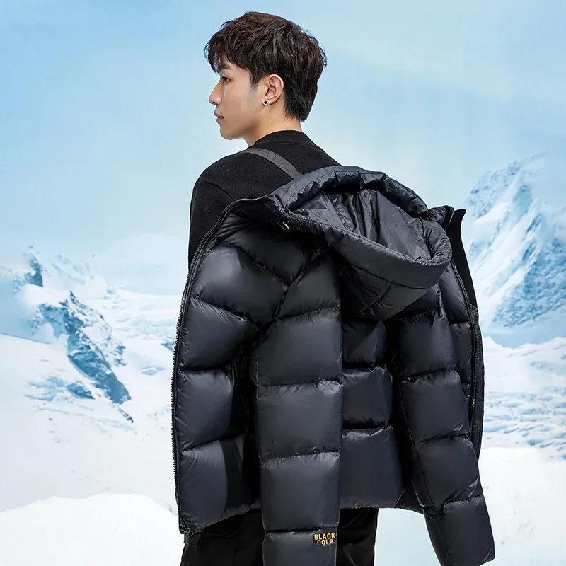 COZOK дизайнерская одежда мужская куртка из искусственной канадской гусины