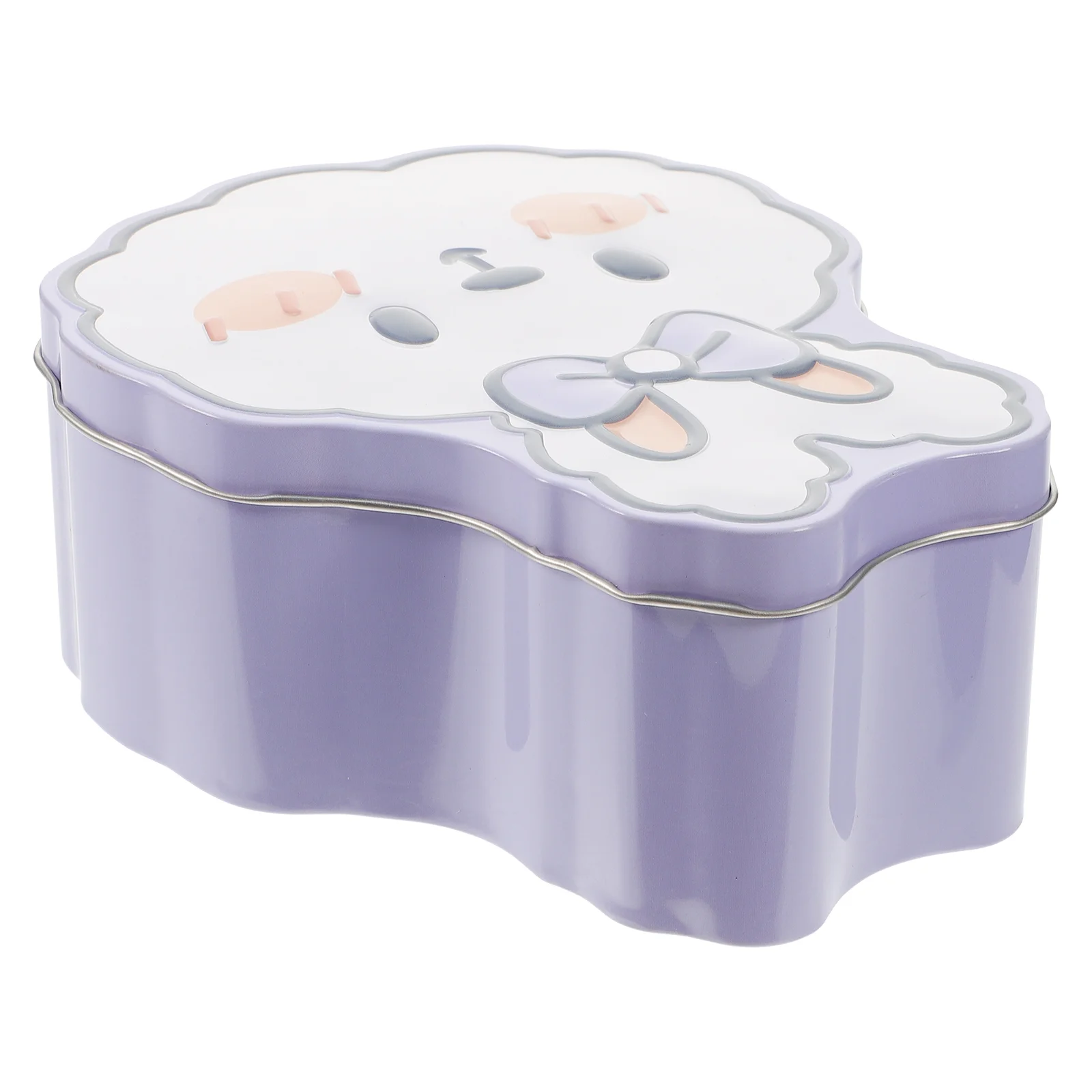 

Tinplate Storage Box Candy Container Rabbit Shape Candy Storage Case Biscuits Box Gift Packing Box