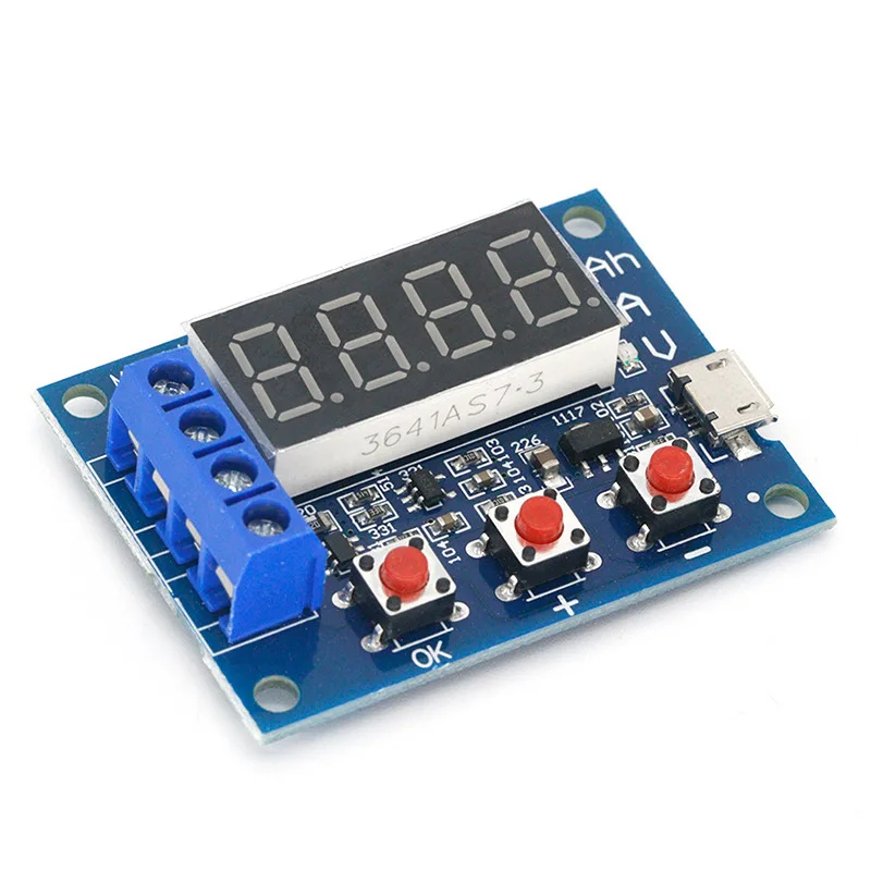 

Supply Lithium Battery Discharge Battery Capacity Test Capacity Meter Display Power 18650 Tester