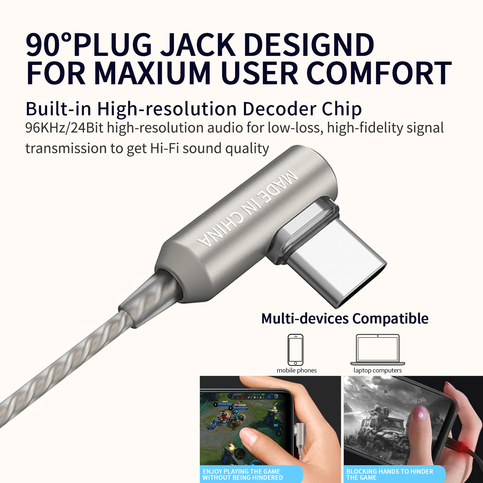 Фото SoundMAGIC E80D цифровые наушники USB C-Type C проводные наушники-вкладыши с микрофоном HiFi стереонаушники мощный бас шумоизоляция №5