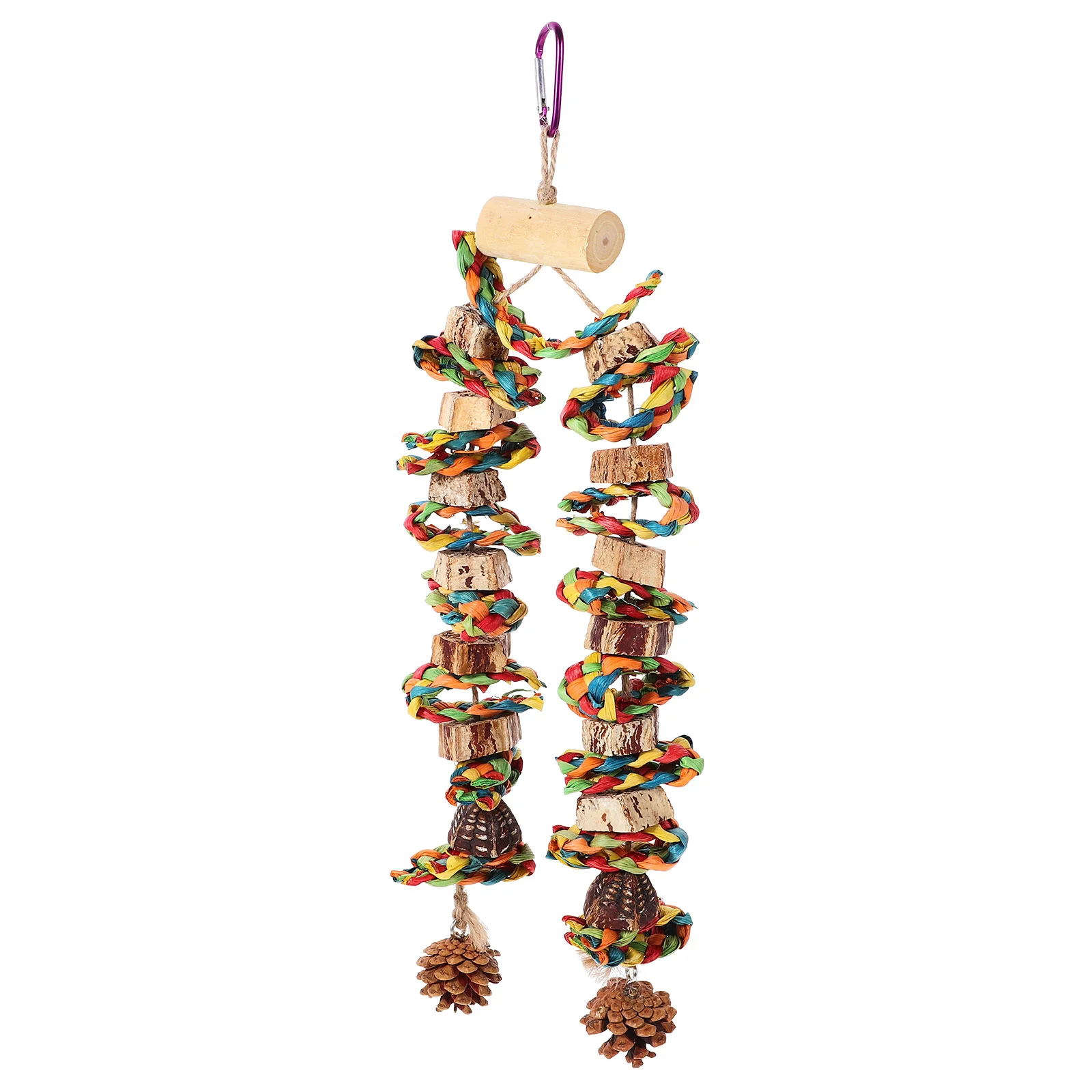 

Bird Cage Bite Toy Foraging Hanging Parrot Chewing Toys Teething Birdcage Delicate