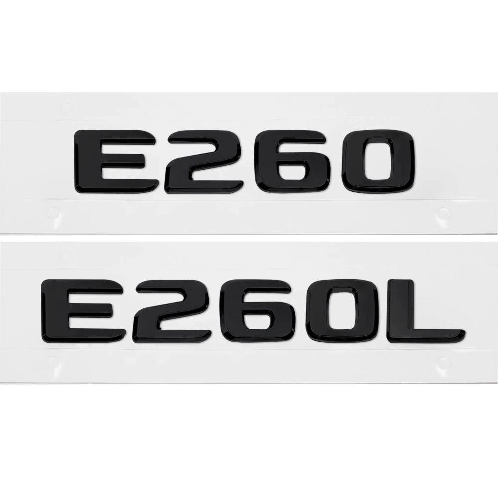 ABS пластик E260 E260L багажник задний логотип значок эмблема наклейка для Mercedes Benz E класс W207 W210 W211 W212 W213