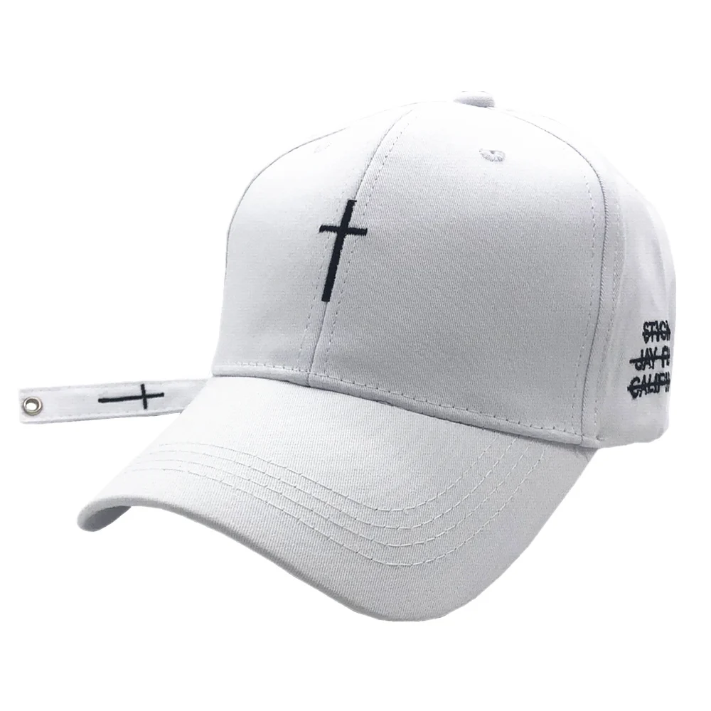 

Men Women Fashion Embroidery Cross Baseball Cap Cotton Snapback Dad Hat Bone Casquette Summer Couple Hip Hop Gorras