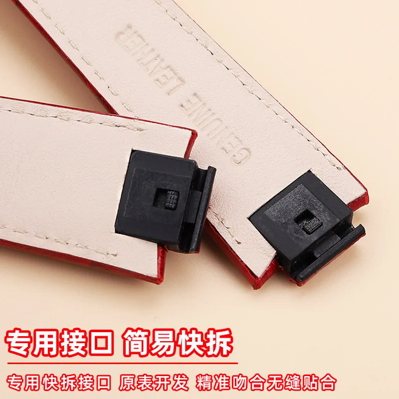 For Louis Vuitton Tambour Cowhide Watchband Lv Quick Release Genuine Leather Watch Strap 18-10mm 21-12mm Men women Metal buckle