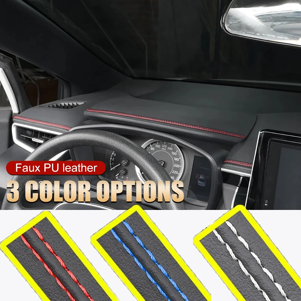 

Pu leather Car Style Universal DIY Flexible Interior Moulding Trim Strips Car Accessori Decoration Braid Strip Dashboard Sticker