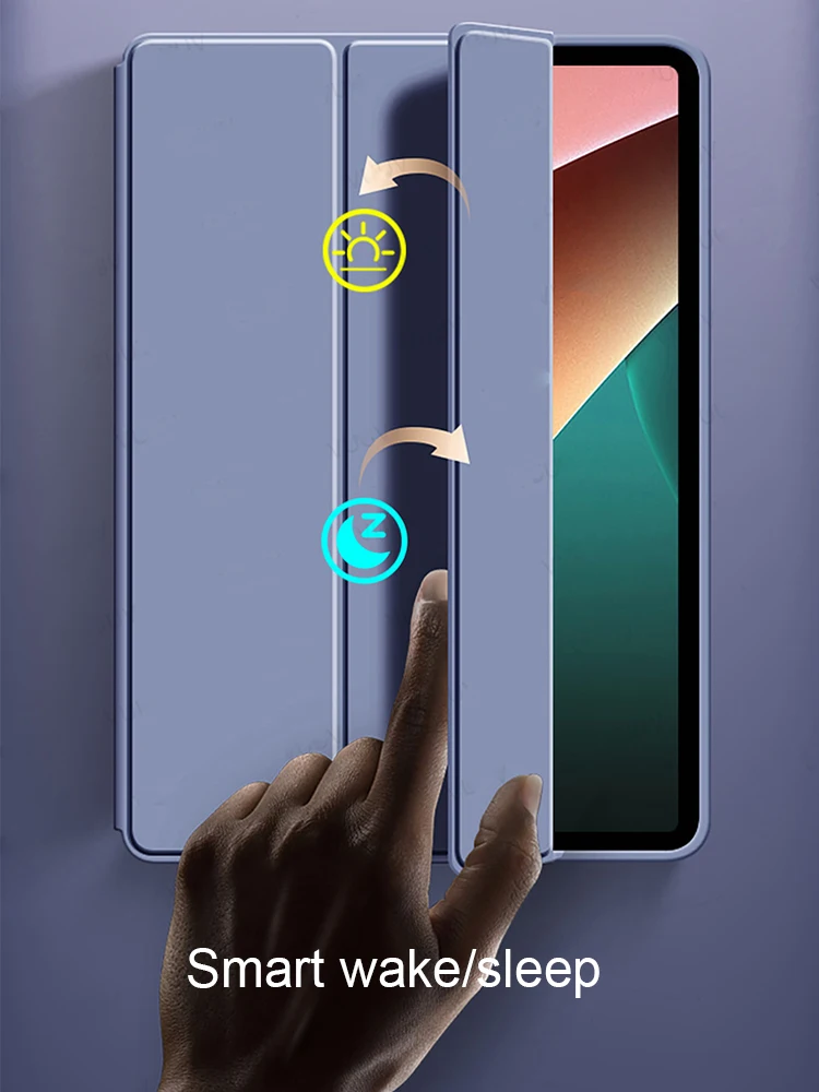 Силиконовый чехол для Xiaomi Mi Pad 5 с функцией автоматического пробуждения/сна |