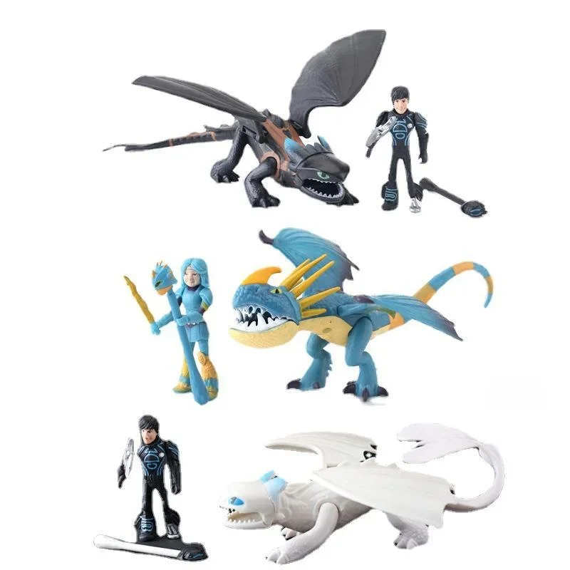 Аниме Беззубый Дракон Фигурка Пвх Скульптура День Бионика Fury Модель Игрушки