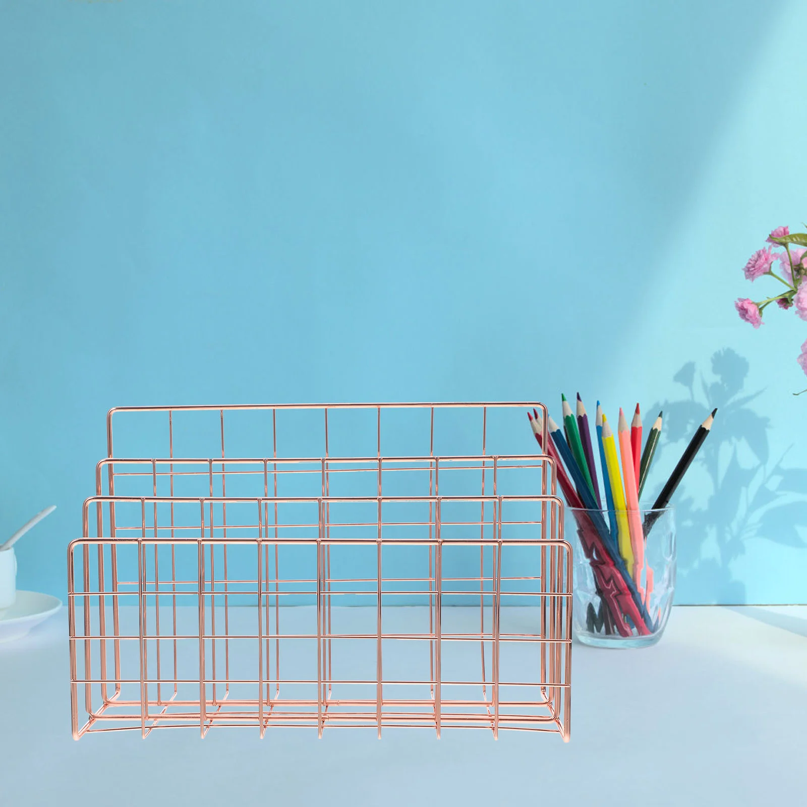 Стойка для сортировки почты органайзер хранения журналов столешница простой