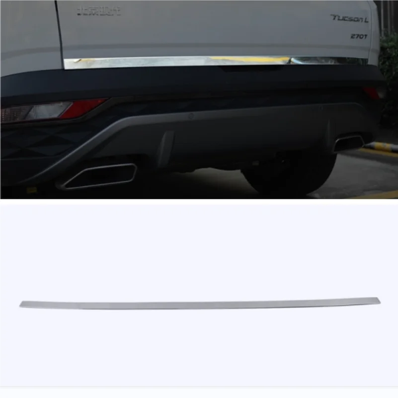 

Аксессуары для Hyundai Tucson NX4 2021 2022, внешний задний бампер, противотуманная фара, декоративная полоса, накладка