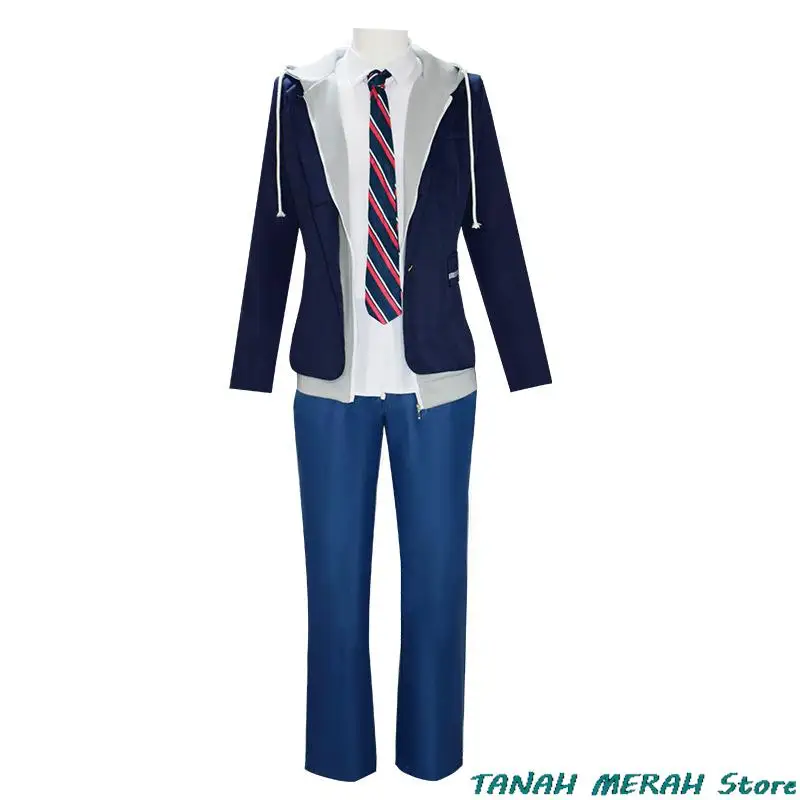 Проект Аниме для косплея цветная сцена секай! Костюм Блестящий из парика ролевых