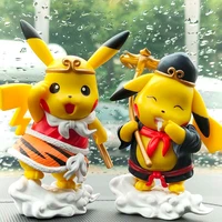 chinese classic cartoon animation journey to the west pokemon pikachu cos monkey king pig bajie movable doll model boy toy gift