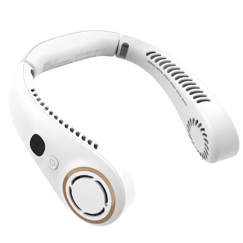 

Xiaom бесшумный подвесной вентилятор на шею USB портативный безлопастной мини перезаряжаемый светодиодный цифровой дисплей электрический воздухоохладитель летний спортивный вентилятор