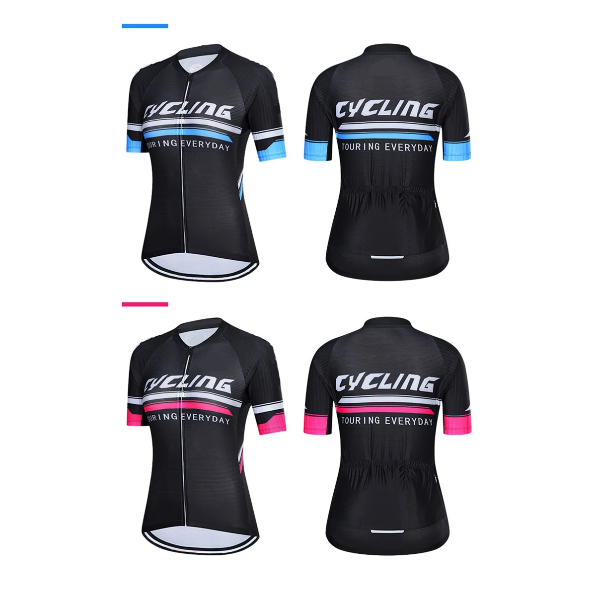 

HIRBGOD Women's Breathable Cycling Jersey Pro MTB Team Biking Clothing The New Bicycle Shirt Reflective Effect Maillot Ciclismo