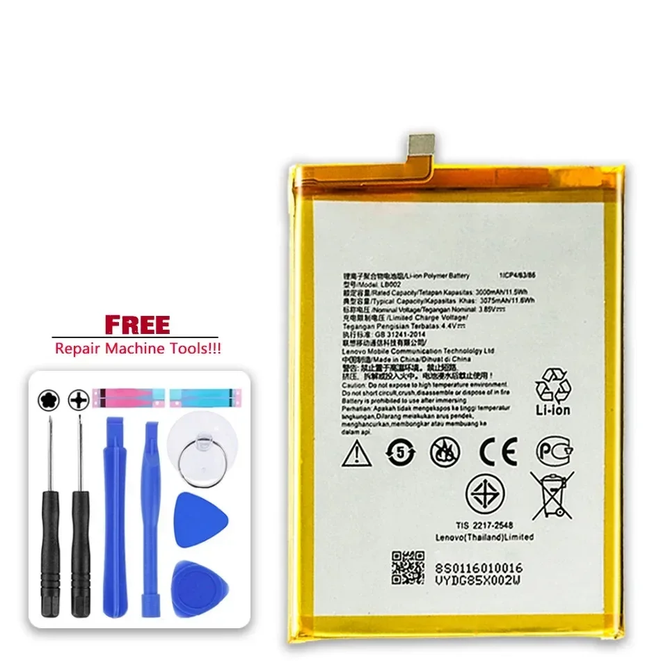Battery LB002 3000Mah For Lenovo S5 K520 K520T Mobile Phone Bateira