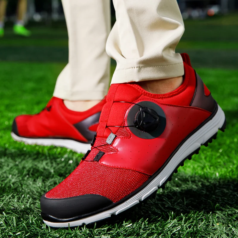 Golf Shoes Men Waterproof Sports Shoes Breathable Slip Resistant Sneakers for Male Outdoor Golf Shoes