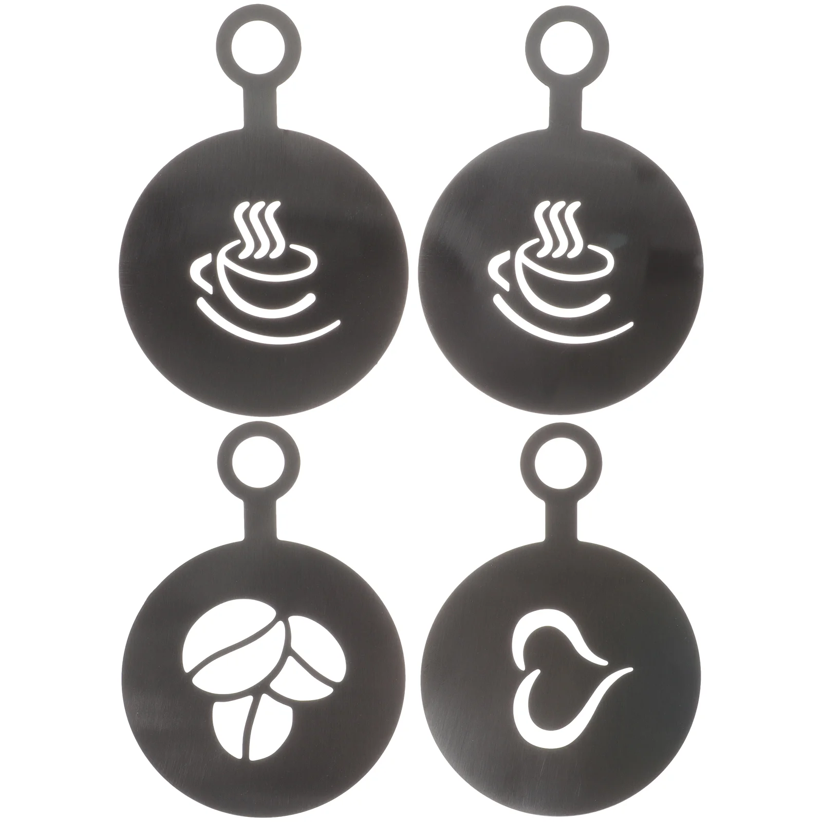 

Stencils Coffee Template Stencil Latte Cake Cappuccino Templates Barista Decoration Cookie Molds Pen Decorating Foam Dessert