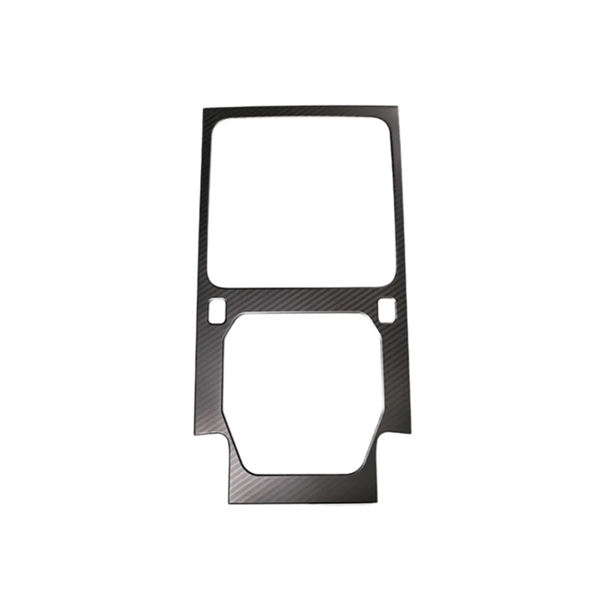 

Car Carbon Fiber Central Control Water Cup Holder Panel Frame Cover Trim for Land Rover Defender 110 20-21 X P400 HSE