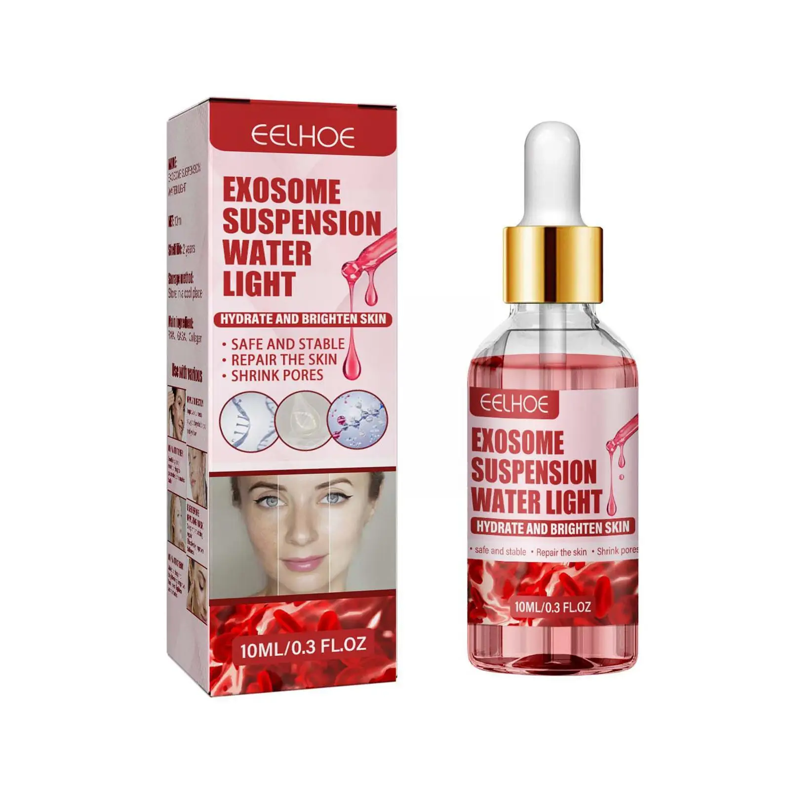 

5pcs Instant Wrinkle Remover Face Serum Lift Firm Anti-aging Repair Essence Brighten Whitening Skin Fine Fade Care Lines Moistur