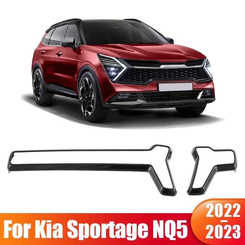 

Для Kia Sportage NQ5 2022 2023 Sportage Hybrid X GT Line HEV внутренняя боковая Передняя Крышка вентиляционного отверстия отделка автомобильные аксессуары LHD