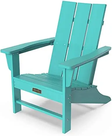 

Adirondack Chairs Plastic, Adirondack Chair Curved Back, Hips Adirondack Chairs Weather Resistant, Plastic Outdoor Chairs- Grey