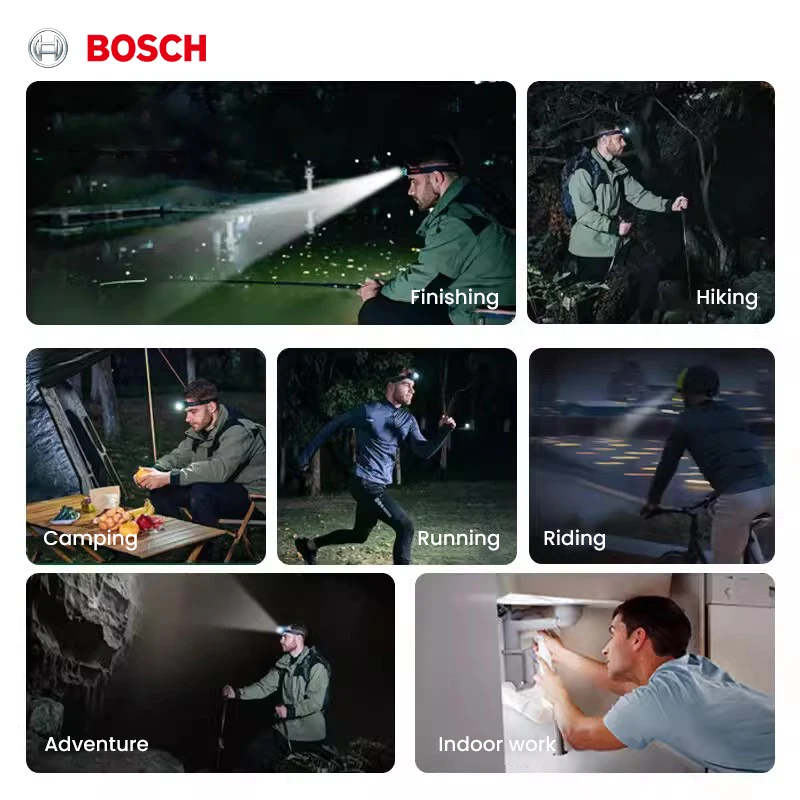 Светодиодные фары BOSCH 190 люминесцентных фонарей 3 режима освещения 62x46x42mm