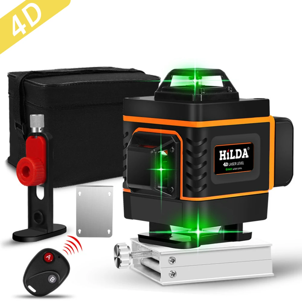 

16/12 Lines 4D Laser Level green line SelfLeveling 360 Horizontal And Vertical Super Powerful Laser level green Beam laser level
