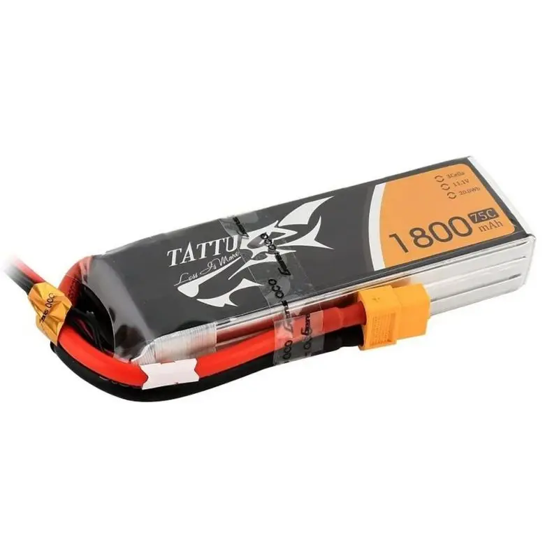 ACE Tattu 1800 мАч FPV LiPo перезаряжаемая батарея 3S 4S 45C 75C 1P для RC гоночного дрона