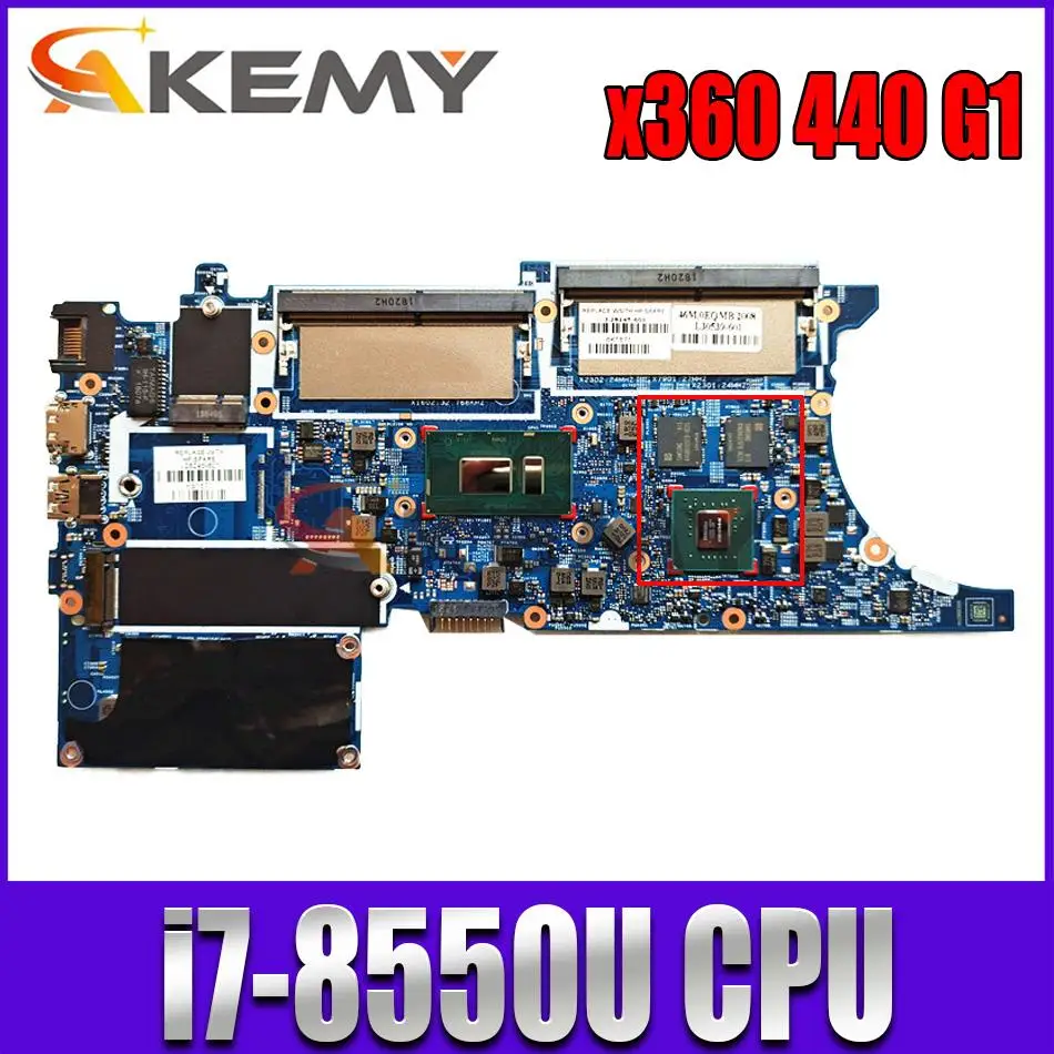 

448.0EQ07.001 17869-1 Mainboard For HP ProBook X360 440 G1 Laptop Motherboard With i7-8550U CPU L28242-601 L28242-001 100% Test