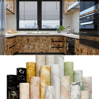 5m waterproof marble self adhesive wallpaper vinyl film wall stickers bathroom kitchen cupboard room decor sticky paper decal