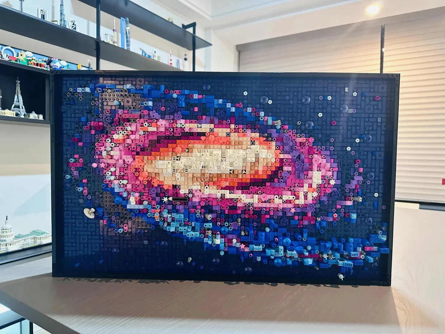 3091 шт. Moc 31212 The Milky Way Galaxy 3D Art Наборы строительных блоков Diy Креативные украшения