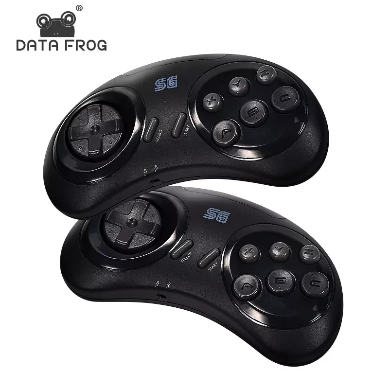 

NEW2023 DATA FROG A Pair of Replacement Gamepad For Sega Genesis/Sega Genesis Mini/Mega Drive Video Game Console