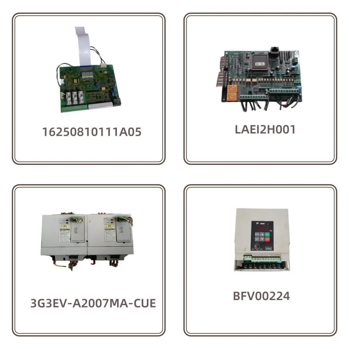 

0987026-6C A16B-1600-0280 LAEI2H001 3G3EV-A2007MA-CUE G85139-E1721-A883-C BFV00224 VFD022B43B 16250810111A05