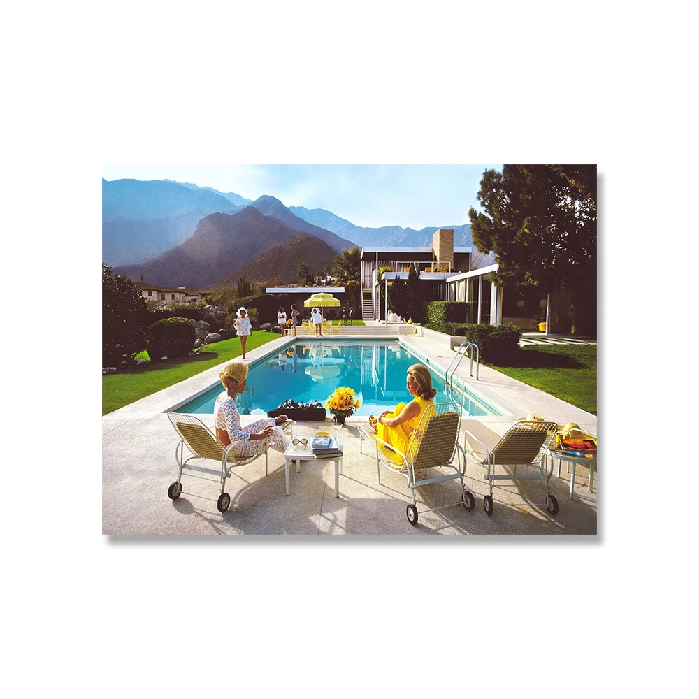 Постеры и принты для летней вечевечерние скандинавский пейзаж Картина на холсте