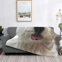 westie west highland blankets terrier dog cute puppy fleece funny warm throw blankets for home decoration