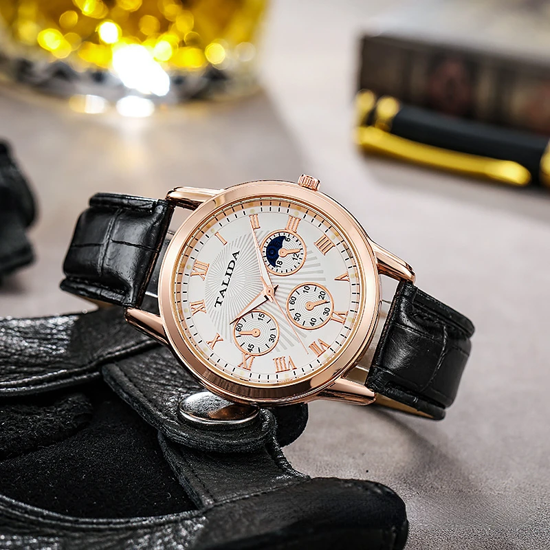 

Casual Business Gold Clock Men Luxury Watch Automatic Watches for Women Mens Fashion Quartz Wristwatches Reloj Hombre Elegante