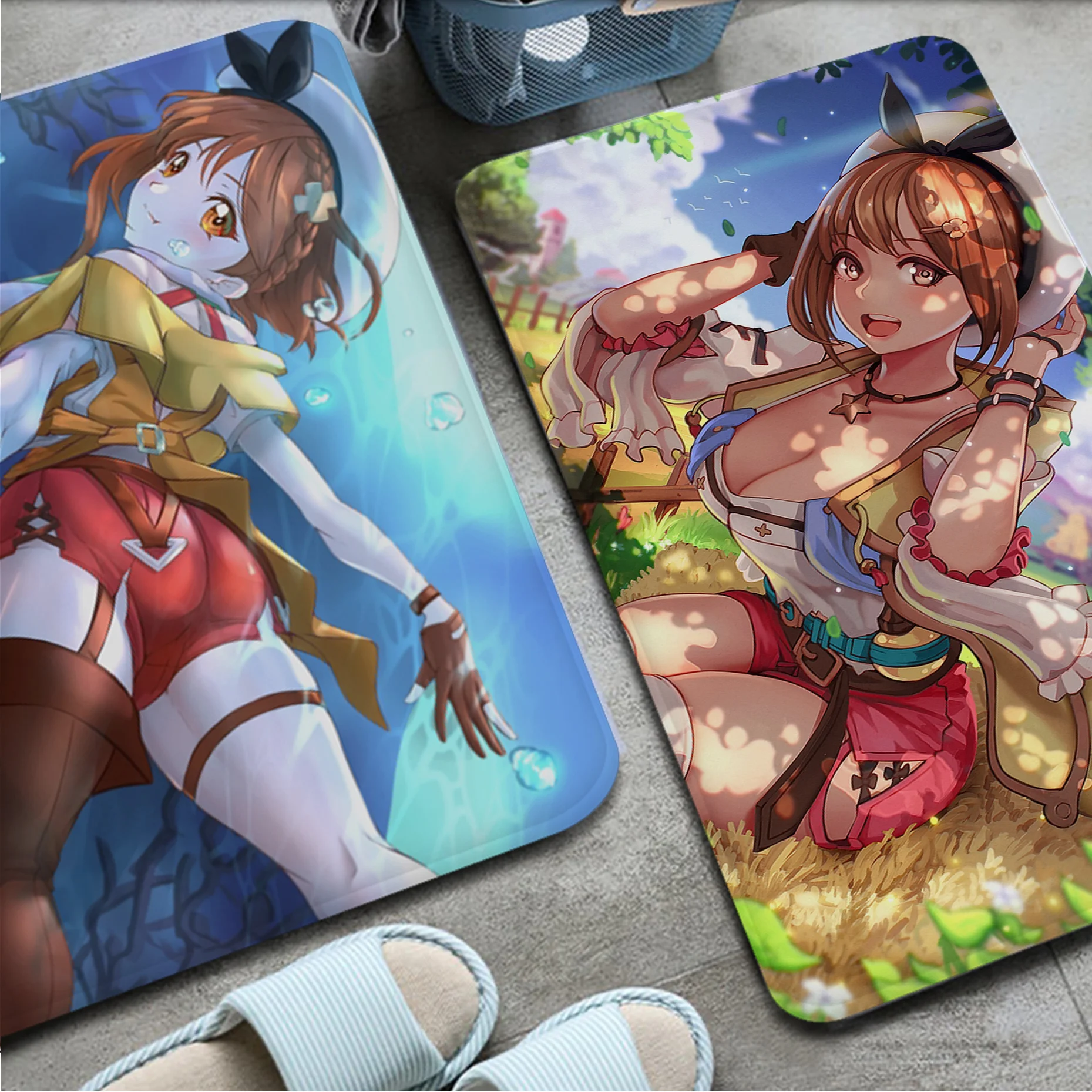 

Anime Atelier Ryza Reisalin Stout Long Rugs Washable Non-Slip Living Room Sofa Chairs Area Mat Kitchen Household Carpets