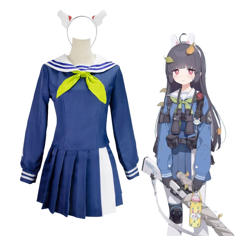 

Blue Archive Hurts Me Thyu Cosplay Anime Battle Sailor Suit Loli Girls School Dresses Christmas Halloween Full Set