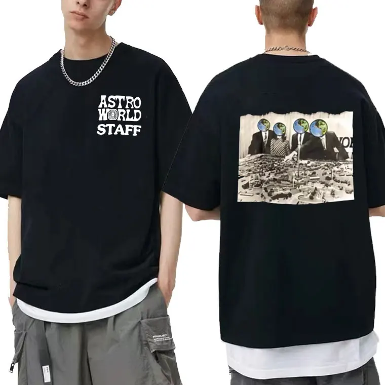 

Hip Hop Rapper Cactus Jack Streetwear Tee Summer Men Women Mob Travis Scott Astroworld Tee Regular Unisex Fashion Cotton Tshirt