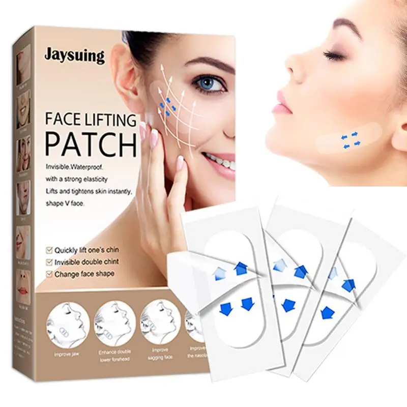 

Лента для подтяжки лица, невидимая лента для подтяжки лица, невидимая лента для подтяжки лица, 120 шт., наклейка для подтяжки лица с двойным по...