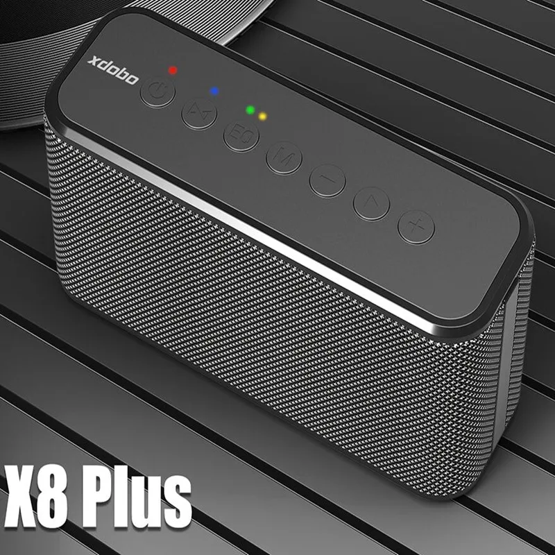 

Xdobo X8 Plus Bluetooth Speaker 80W High Power Outdoor Waterproof Super Bass Subwoofer TWS Stereo Surround Acoutic System Column