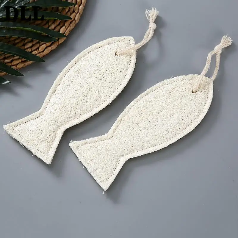 

1pc Natural Loofah Body Scrubber Bath Exfoliating Sponge Soft Shower Brushes Pad