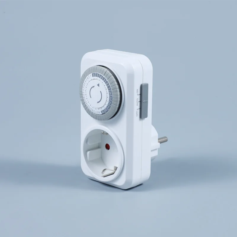 Стандартная гнездовая розетка Eurocode 24-часовый циклический Механический таймер